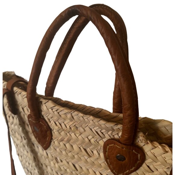 Handmade Straw Backpack - Picture 6 of 7